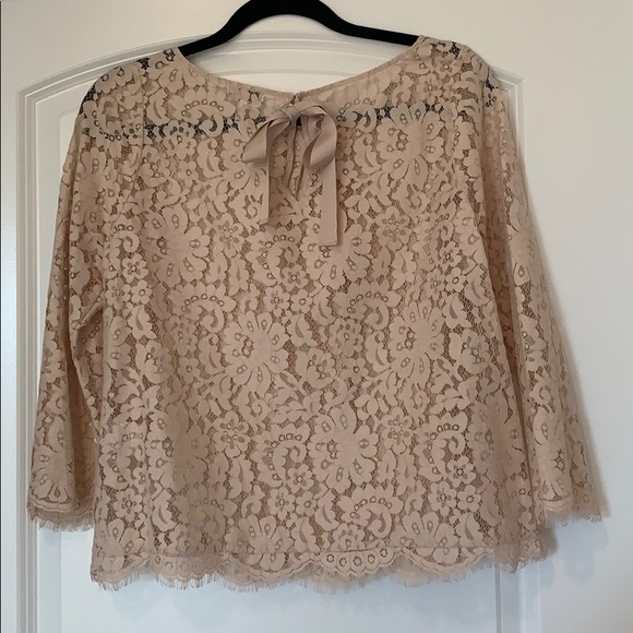 Joie light pink lace top - Picture 3 of 3